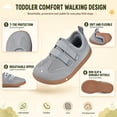 thumbnail image 4 of Toddler/Little Kid Wide Barefoot Shoes | Minimalist Sneakers for Boys/Girls | Wide Toe Box Zero-Drop Healthy Sole | Natural to Grow, 4 of 6