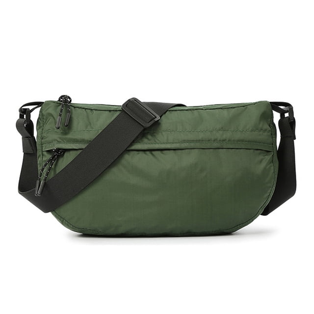 Riñonera impermeable, bandolera deportiva, plegable, ligera, de nailon, para viajes, informal, con monedero adicional para adultos y adolescentes