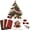 Christmas Tree, variant on Christmas Patchwork Fabric DIY Decor Kit, Patchwork Sewing Craft Kit, Handmade Holiday Decoration DIY Craft Gift for for Adults and Beginners