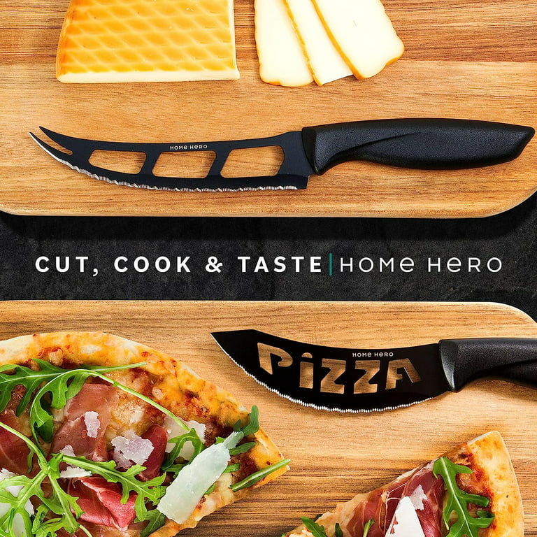  Home Hero 20 Pcs Kitchen Knife Set, Chef Knife Set & Steak  Knives - Professional Design Collection - Razor-Sharp High Carbon Stainless  Steel Knives with Ergonomic Handles (20 Pcs - Black)