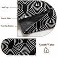 thumbnail image 6 of Boho Geometric Area Rugs 8'x10', Washable Small Throw Rugs for Living Room Patio, Modern Abstract Sun Lines Black Indoor Outdoor Rug Non-Slip Low Pile Carpet Runner Reversible Floor Mats, 6 of 8