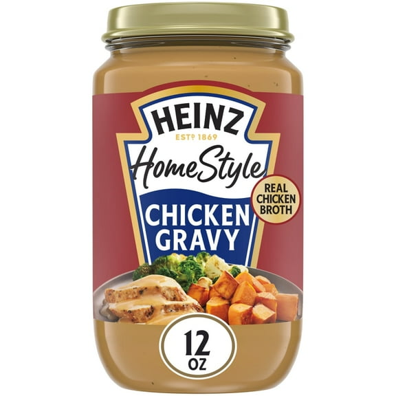 Pack of 4 Heinz Homestyle Classic Chicken Gravy, 12 oz (packaging may vary)