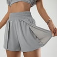 thumbnail image 6 of Tumotour Skirt Shorts For Women Fake Two Piece Sports Shorts Running Casual Loose Breathable Yoga Shorts Summer Tennis Skirt, 6 of 7