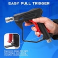 thumbnail image 3 of Short Pressure Washer Gun with Foam Cannon, 1L Foam Bottle, 1/4" Quick Connect, 3/8" Inlet, M22-14mm and M22-15mm Fittings, 5 Spray Nozzle Tips, Car Wash Cleaning Kit, 3 of 9