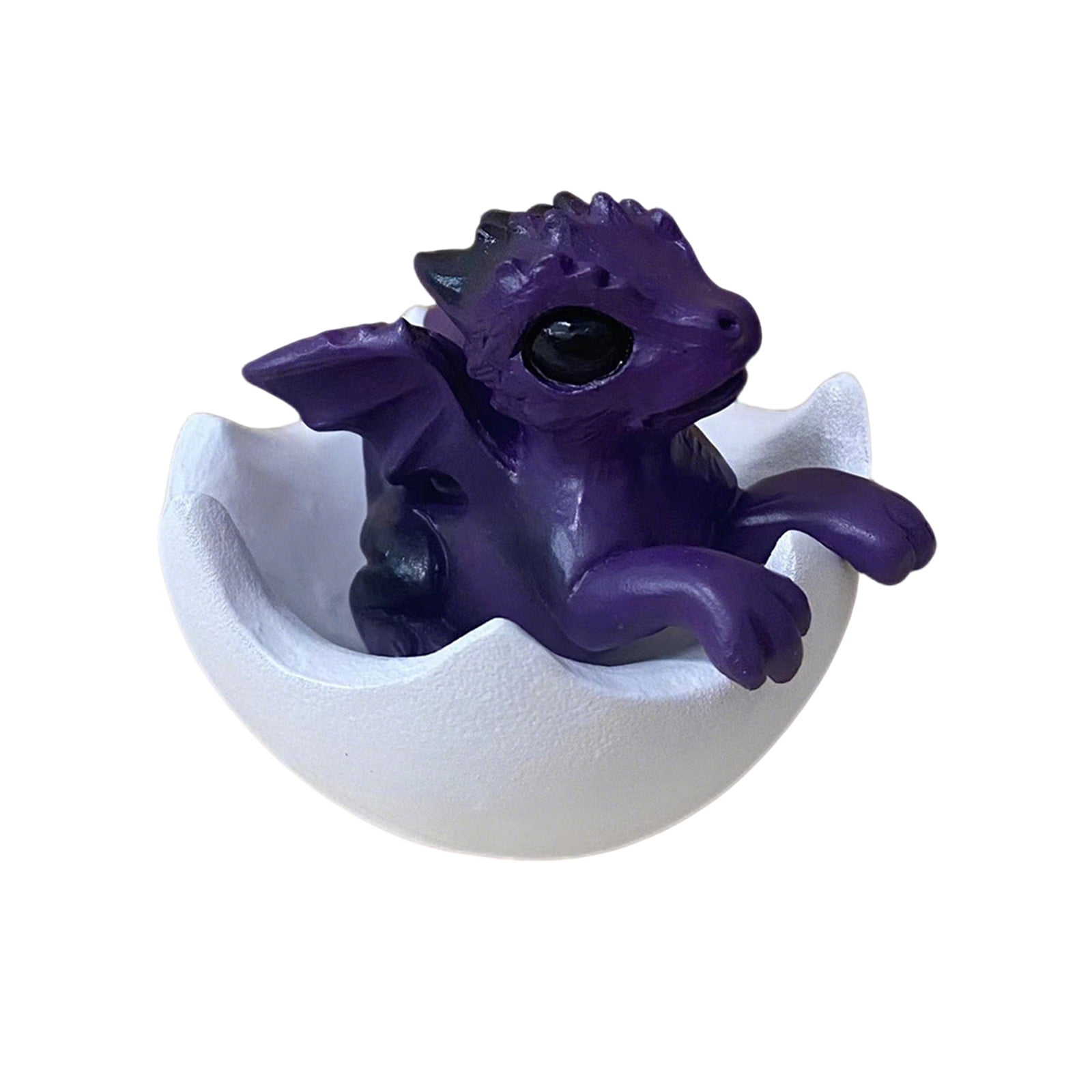 Baby Dragon Silicone Mold Set - Sleeping Dragon & Hatching Egg Resin Molds for Miniature Figurines, Fantasy Crafting Supplies for Jewelry & DIY Decor