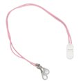 2 Pin Earphone Cable Portable Lost Prevention Lanyard Security White