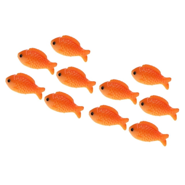 De Adornos Piezas Red Fish Beach Para DIY Decoration, S \u0026 L Gloria Micro decoración de paisaje