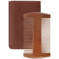 thumbnail image 4 of Soimiss Wooden Beard Comb with Anti Static Technology for Smooth Mustache Styling Brown, 4 of 8