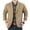 Khaki, variant on Men's Blazer Casual Sportcoat Vintage Button Summer Sport Coat Cotton Modern Long Sleeve Basic Black Small
