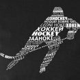 thumbnail image 3 of CafePress - Hockey Languages Typography Pajamas - Men's Dark Loose Fit Cotton Pajama Set, 3 of 7