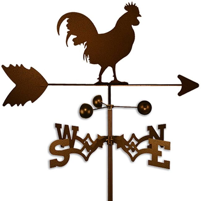 Roof Mount Included SWEN Products Rooster Chicken Weathervane Roof Mount Included SWEN Products Rooster Chicken Weathervane