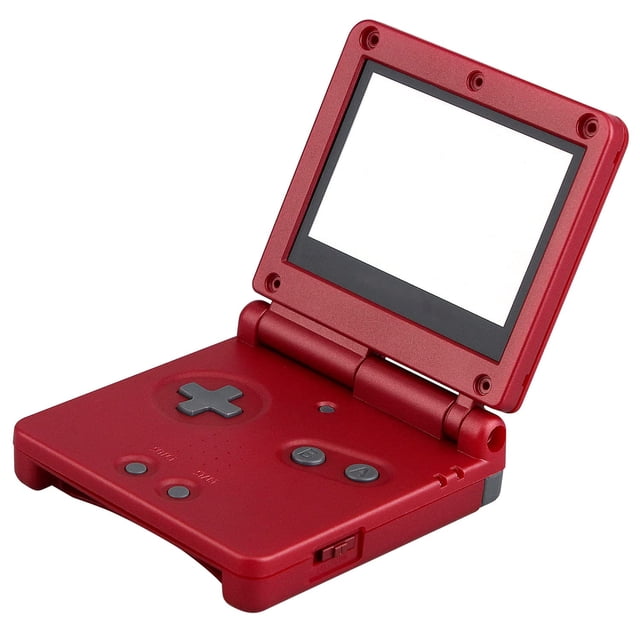 OSTENT Reemplazo De La Cubierta De La Caja De La Carcasa Completa Para Nintendo GBA SP Gameboy Advance SP - Color Rojo