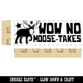 thumbnail image 2 of Wow No Moose-takes Mistakes Teacher Student School Self-Inking Rubber Stamp Ink Stamper - Red Ink - Large 2-3/4 Inch, 2 of 7