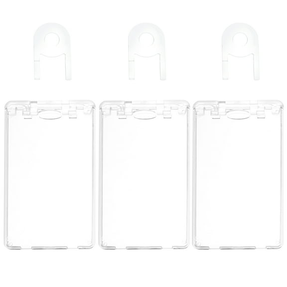 unbranded 3 Pcs Transparent Card Holder Custodian Sleeves