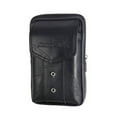thumbnail image 1 of Multi-function Men PU Waist Bags Phone Wallet Belt Bum Pouch (Coffee 1), 1 of 6