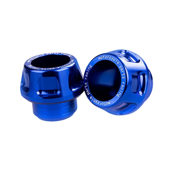 funtasica Universal Motorcycle Front Fork Frame Sliders Falling Protection Wheel Crash Protector for Motorbikes Sturdy Lightweight Blue