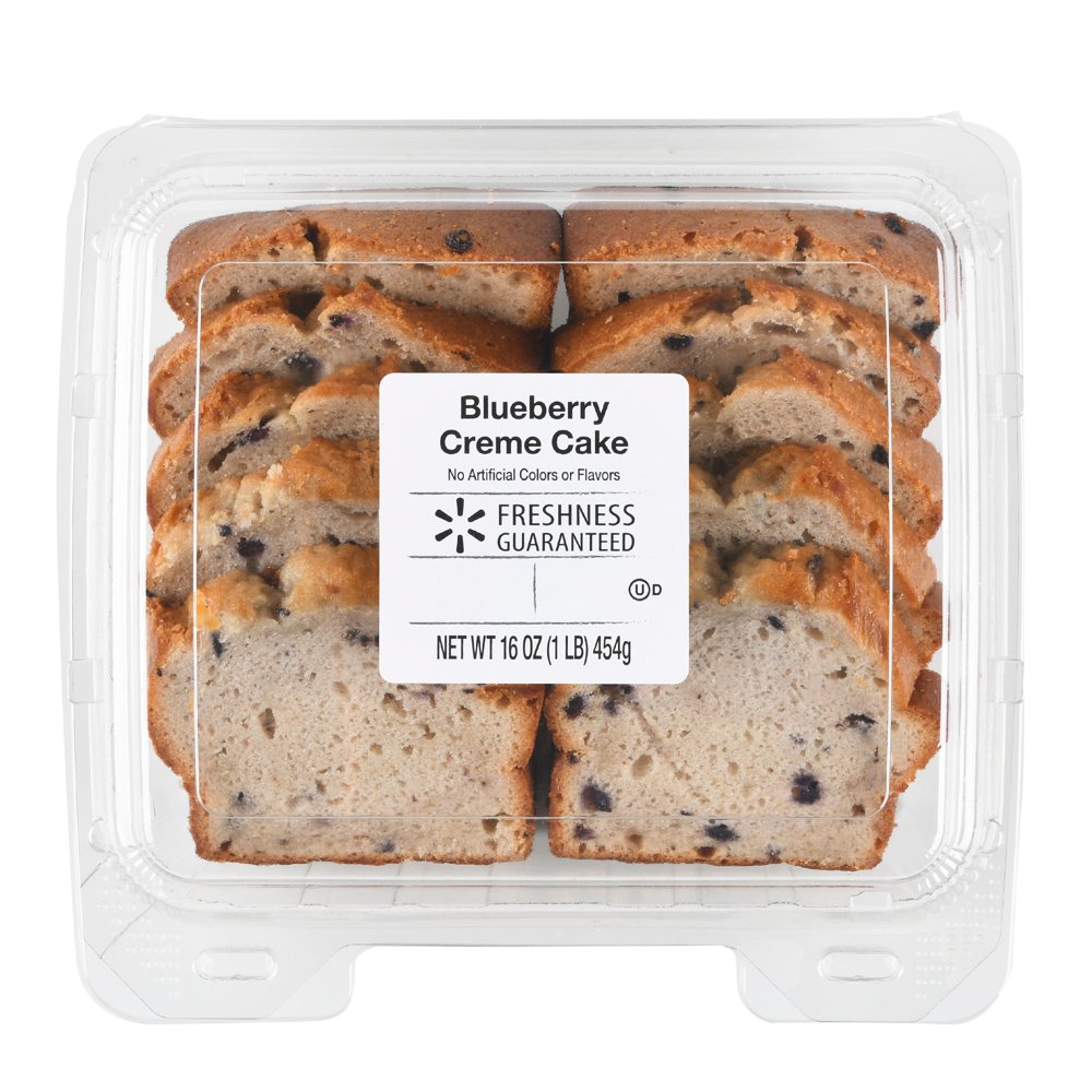 Freshness Guaranteed Blueberry Creme Cake, 16 oz, 10 Count Walmart