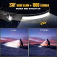thumbnail image 2 of Linterna frontal BIAT recargable, 2 unidades, 230° de ancho, resistente al agua, 2 of 8