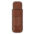 thumbnail image 2 of 2 Finger Cigar Case, PU Leather Textured Cigar Case Holder  For Father's Day Gift, 2 of 8