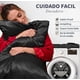 thumbnail image 4 of Juego De Sábanas Matrimonial De Satín Lujosas Modelo Negro, 4 of 4