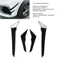 thumbnail image 4 of 2Pcs Front Bumper Canard Splitter Auto Front Bumper Lip Spoiler Car Spoiler Canards Replacement For FY S Lin e 2021-2024, 4 of 7