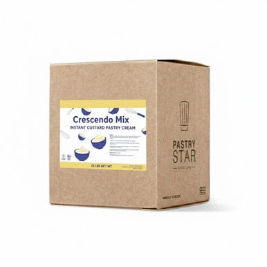 Crescendo Mix - Instant Custard Pastry Cream (25 LBS) Professional Bakery Base