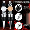 thumbnail image 5 of 10 Pcs Beadable Wine Stoppers for Wine Bottles Bulk, 30 Pcs 15mm Silicone Beads Bulk for DIY Wedding Bar Holiday Party, 5 of 5