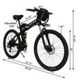 thumbnail image 2 of EAYSG E-Bike 26" 500W 36V YIIYYAA Folding Electric Bike City Mountain Cycling White, 2 of 8