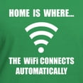 thumbnail image 3 of CafePress - Home Wifi T Shirt - Women's V-Neck Dark T-Shirt, 3 of 4