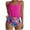Hot Pink B, variant on Akafmk Tankini Swimsuits for Women Two Piece Bathing Suits Loose Fitting Swim Tops with Floral Printed Swim Brief Comfortable Athletic Swimwear, Sizes S-2XL