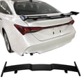thumbnail image 3 of Ikon Motorsports Compatible with 2019-2022 Toyota Avalon Rear Trunk Spoiler Wing Lip Lid ABS Matte Black TRD Style 2020 2021, 3 of 8