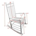 thumbnail image 5 of Adult Porch Rocking Chair | Balcony Comfort Option | Solid Wood Construction | High Weight Capacity, 5 of 6