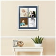 thumbnail image 2 of ArtToFrames Collage Photo Picture Frame with 4 - 8x10" Openings, Framed in White with Midnight Blue and Black Mats (CDM-3966-550), 2 of 8