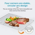 thumbnail image 3 of HAOAN Baking Cooling Rack  Stainless Steel Metal Roasting Cooking Racks  Size - 9‘‘x 6.7‘‘  Non Toxic & Rust Free  Oven & Dishwasher Safe(Small), 3 of 7