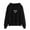 Black, variant on Leesechin Graphic Hoodies for Women Heart Print Long Sleeve Print Hooded Pocket Sweatshirt Tops Blouse