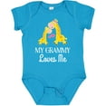 thumbnail image 3 of Inktastic Grammy Loves Me Giraffe Boys or Girls Baby Bodysuit, 3 of 5