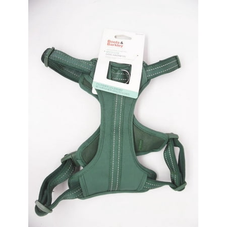 Reflective Comfort Dog Harness - M - Green - Boots & Barkley&trade;