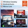 thumbnail image 2 of Audio estéreo portátil para coche 7 con reproducción inalámbrica CarPlay/Android Auto, 2 of 8