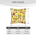thumbnail image 4 of Kll Funny Construction Vehicles Decorative Throw Pillow Covers Velvet Soft For Couch Sofa Bedroom Living Room Outdoor -18"X18", 4 of 8