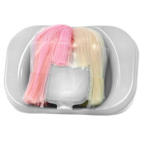 LOL Surprise 2018 LIMITED EDITION Pink & Blonde Short Punk Brushable Hairstyle Wig [No Packaging]