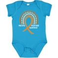 thumbnail image 3 of Inktastic Multiple Sclerosis Awareness Orange Ribbon Rainbow Boys or Girls Baby Bodysuit, 3 of 5