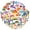 1A, variant on 35pcs-50pcs Colorful Sticker Pack Mushroom Stationery Stickers Cute Graffiti Decals for Luggage Laptop Suitcase