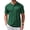 Dark Green, variant on Men's Summer Shirts Casual Lightweight Knit Collared Shirts Regular Fitted Breathable Golf Shirt