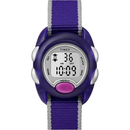 Kids Time Machines Digital Purple Watch, Nylon Strap