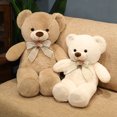 thumbnail image 4 of Almohada de peluche de oso de flores, lazo suave de peluche, juguete bonito, regalo de San Valentín para novia, 60/80cm, nuevo, 4 of 5