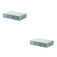 thumbnail image 4 of braveheart Efficient Desktop Storage Organizer - Workspace With Ease Convenient Drawer Storage Organizer blue 3 drawer 2Set, 4 of 6