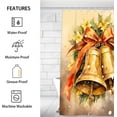 thumbnail image 2 of The Christmas Modern Theme Shower Curtain for Bathroom Shower Curtain Set with 12 Hooks Waterproof Fabric Bath Curtain for Bathtub Restroom Decor, 72 X 72 in, 2 of 6