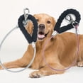 thumbnail image 2 of TopOne Pet Dog Traction Rope With Comfortable Handle Outdoor Anti-rust Anti-bite Steel Wire Leash, 2 of 6