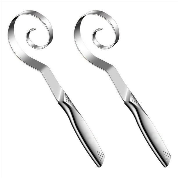 2X Batidor de Masa Danés: Herramienta de Batido Sin Costuras de Acero Inoxidable para Hornear Pan de Masa Madre, Pizza, Pasteles y Masa para Pasteles