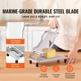 thumbnail image 4 of VEVOR Cheese Cutter with Wire, 0.2" Ultra-Thin Cheeser Butter Cutting Blade, Detachable Cheese Slicer Wire, Aluminum Alloy Commercial Cheese Slicer with 316 Stainless Steel Knife Wire, 4 of 9
